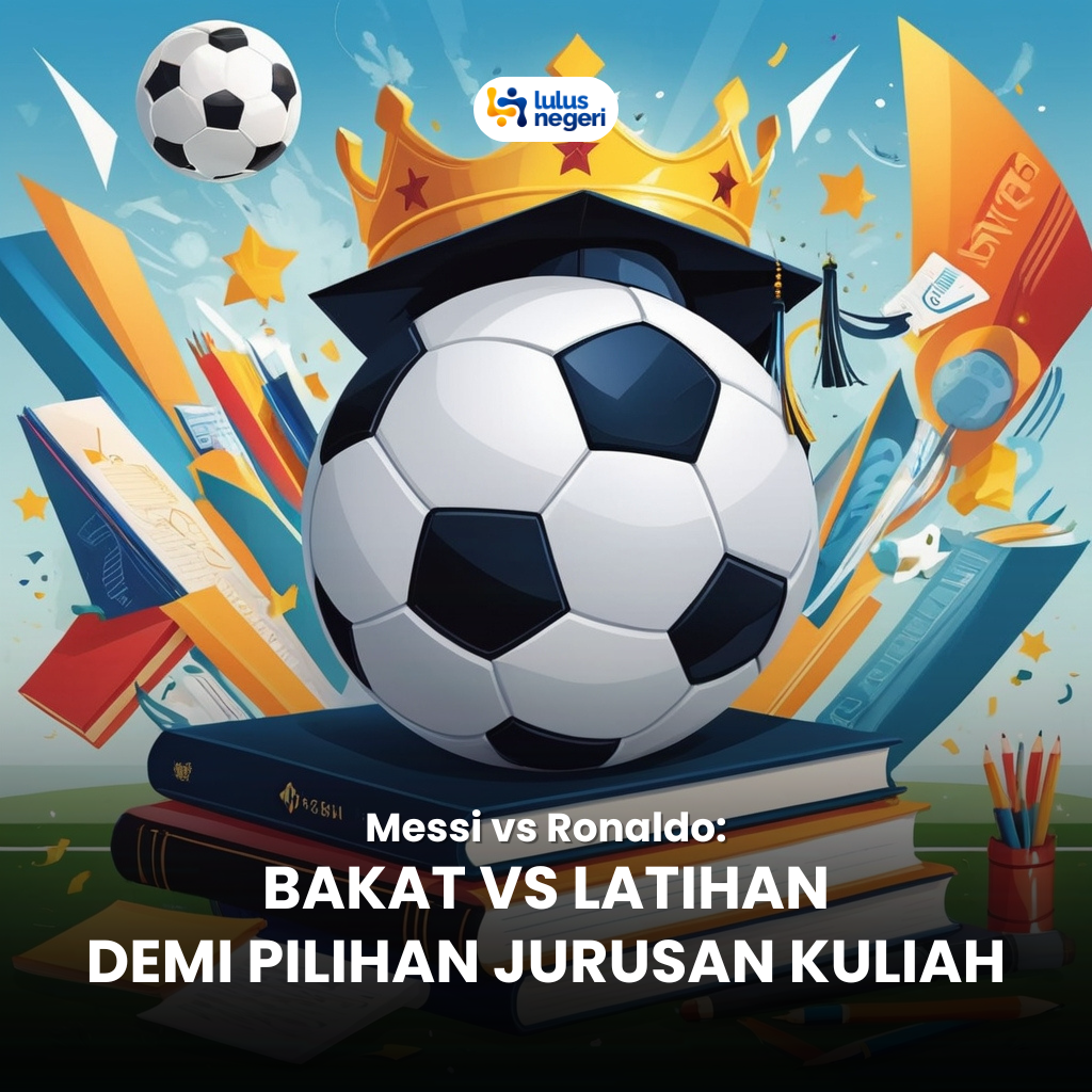 Messi vs Ronaldo: Bakat vs Latihan demi Pilihan Jurusan Kuliah