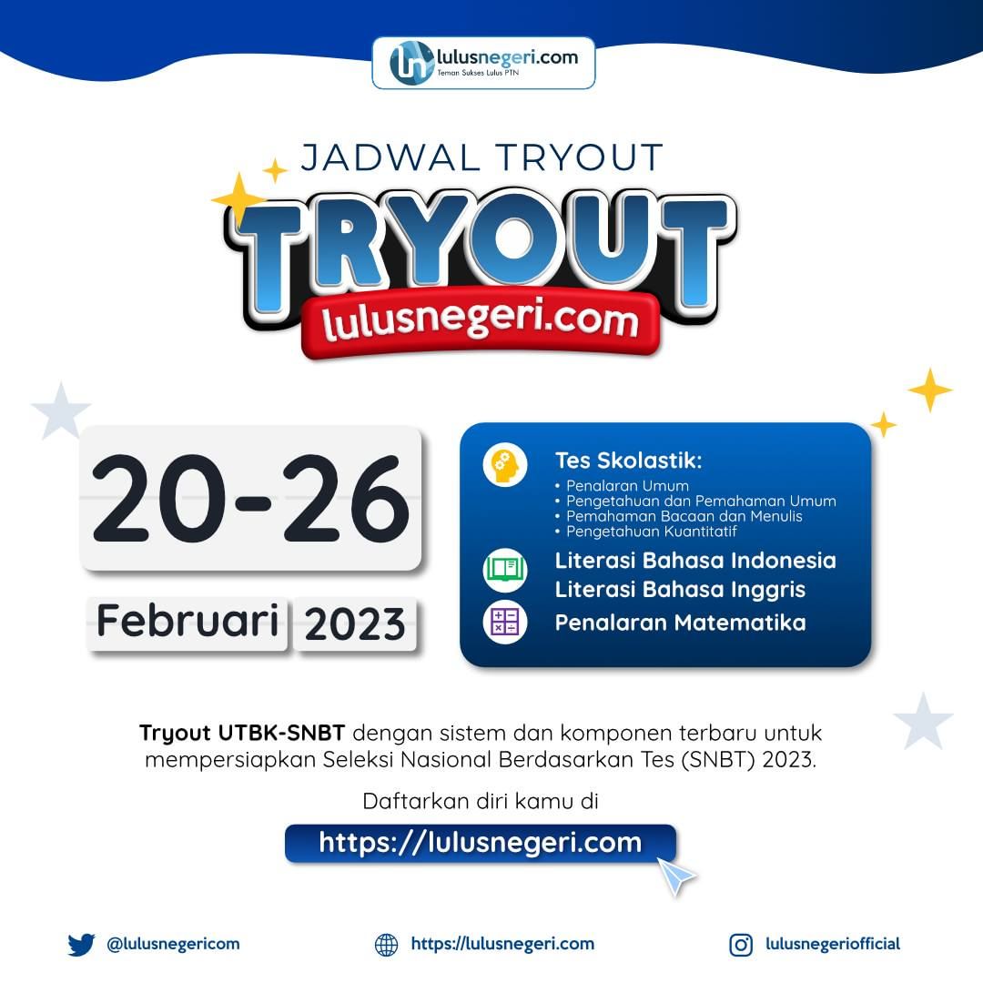 ﻿UTBK 2023, Siapa takut!